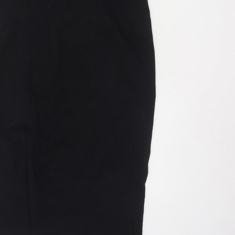 Amanda Wakeley Women’s Black UK 16 Midi Pencil Dress Zip