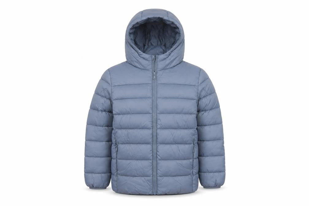 Marks and Spencer Boys Blue Age 8-9 Puffer Jacket Hooded Padded Full Zip