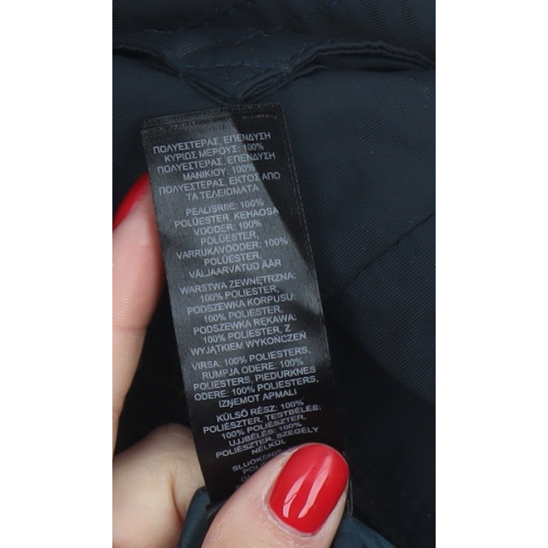 RJR.John Rocha Men’s Black 2XL Military Padded Zip Jacket