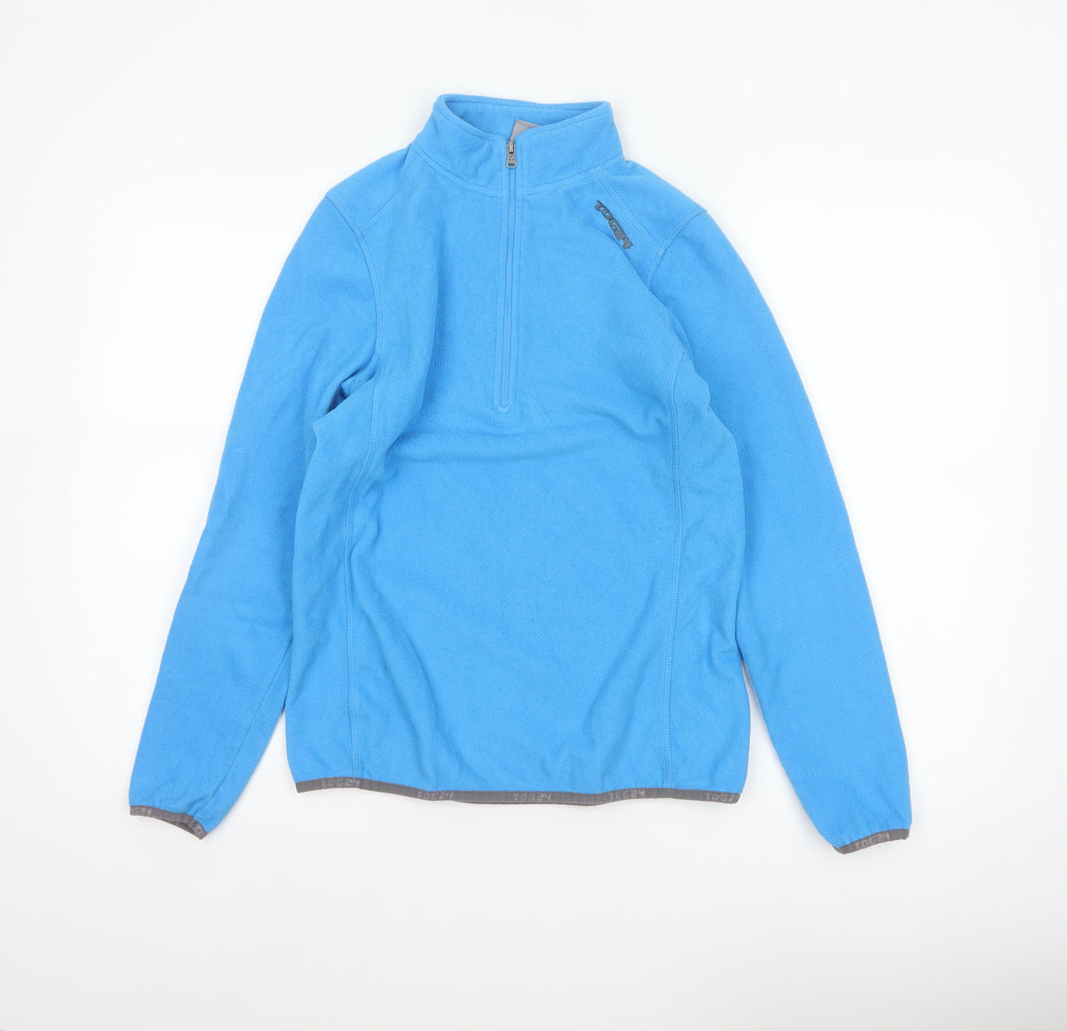 TOG24 Women’s Blue UK 8 1/4 Zip Fleece Pullover Sweatshirt