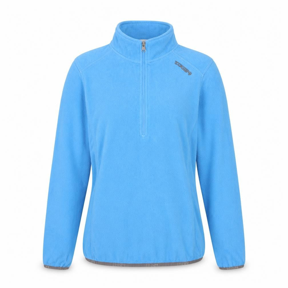 TOG24 Women’s Blue UK 8 1/4 Zip Fleece Pullover Sweatshirt