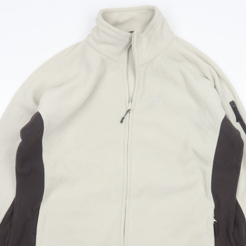 Hi Gear Women’s Beige Brown Fleece Jacket UK 20 Full Zip Outdoor