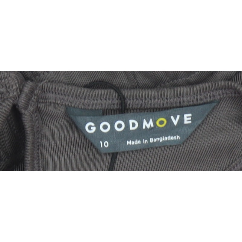 Goodmove Women’s Grey UK 10 Sleeveless Jersey Tapered Jumpsuit