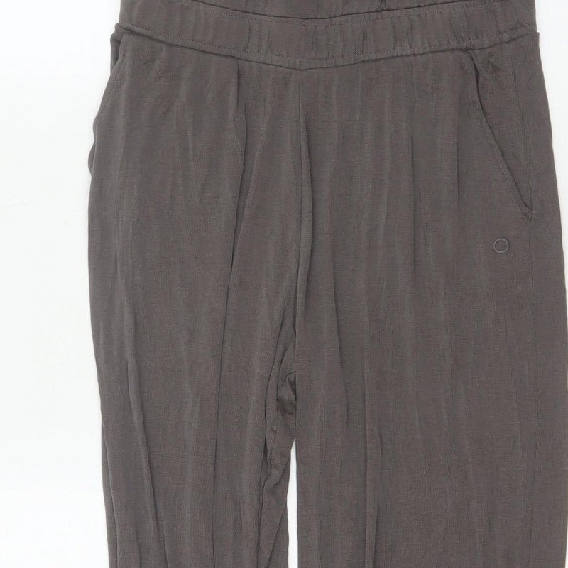 Goodmove Women’s Grey UK 10 Sleeveless Jersey Tapered Jumpsuit