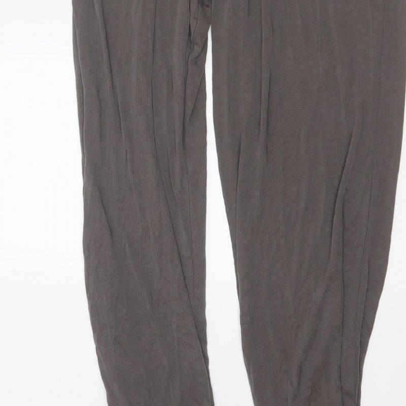 Goodmove Women’s Grey UK 10 Sleeveless Jersey Tapered Jumpsuit