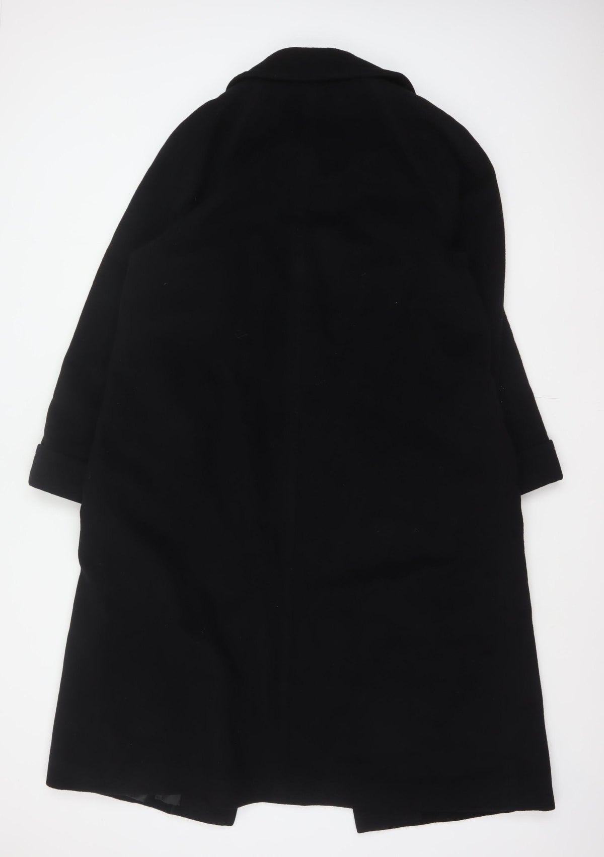 Marks and Spencer Women’s Black UK 12 Wool Angora Long Overcoat