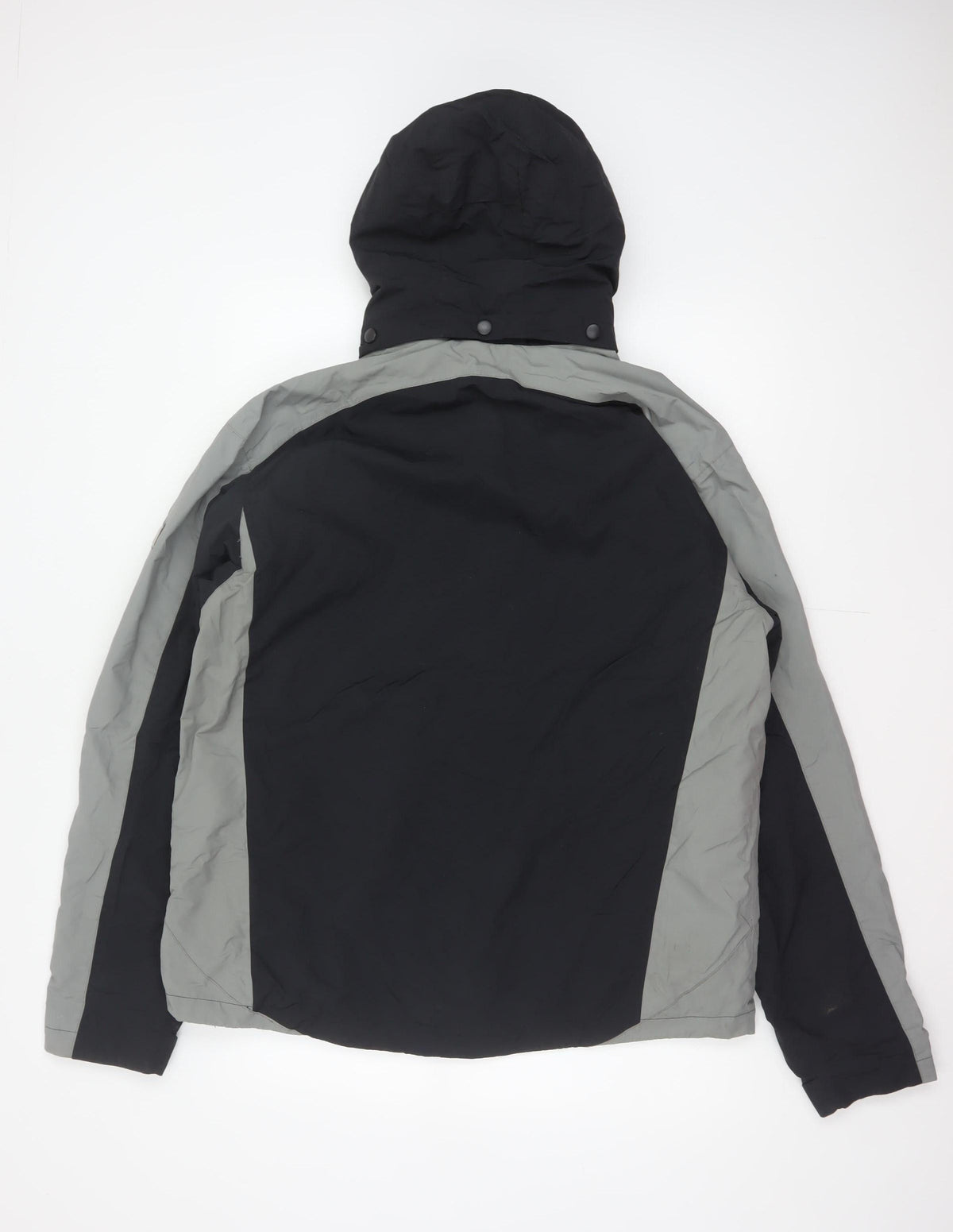 Backswing Men’s Black Grey M Hooded Ski Jacket Full Zip