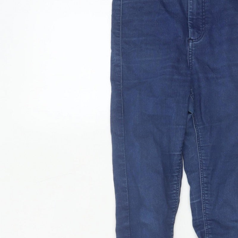 Topshop Moto Women’s Blue UK 8 W26 L28 High Rise Skinny Jeans