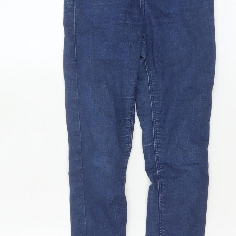 Topshop Moto Women’s Blue UK 8 W26 L28 High Rise Skinny Jeans