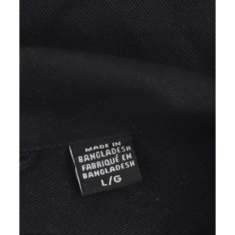Only & Sons Men’s Black L Cotton Button Up Overshirt Basic Jacket
