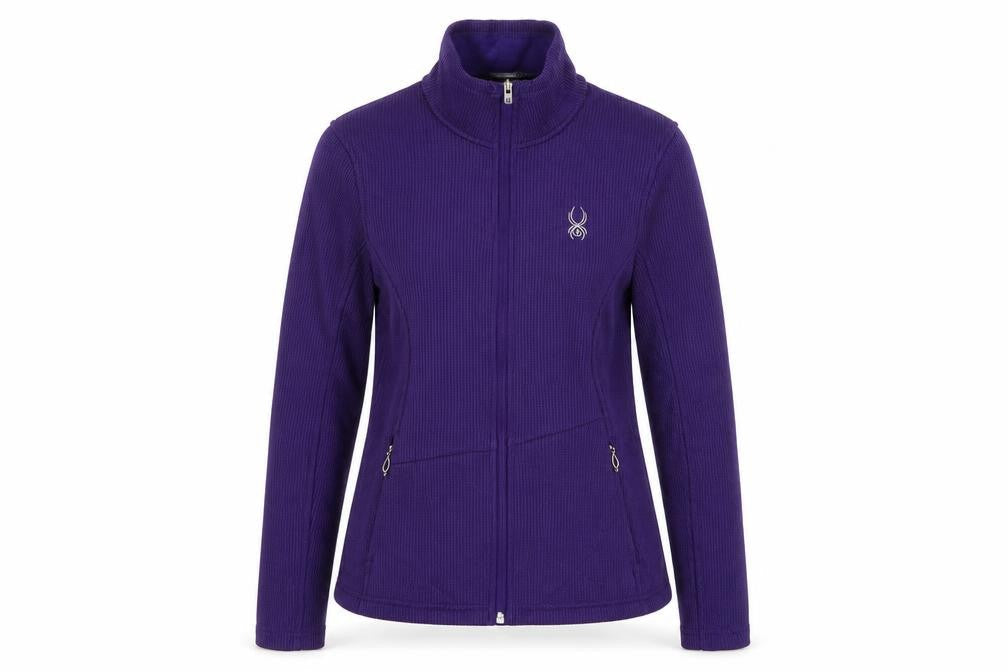 Spyder Women’s Purple M Core Sweater Full Zip Ski Jacket