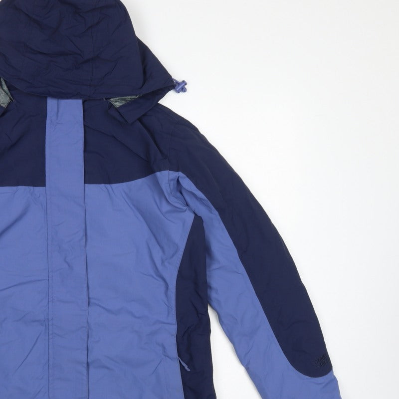 Peter Storm Women’s Blue Hooded Rain Jacket Size 12 Outdoor