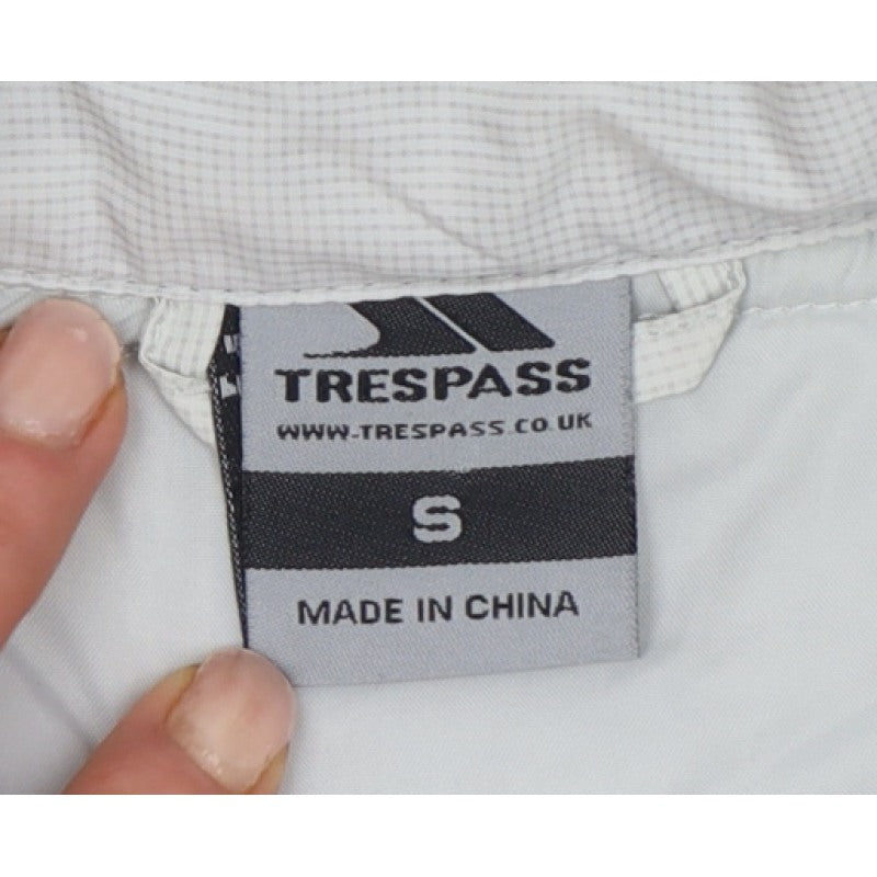 Trespass Women White S Quilted Puffer Bodywarmer Waistcoat