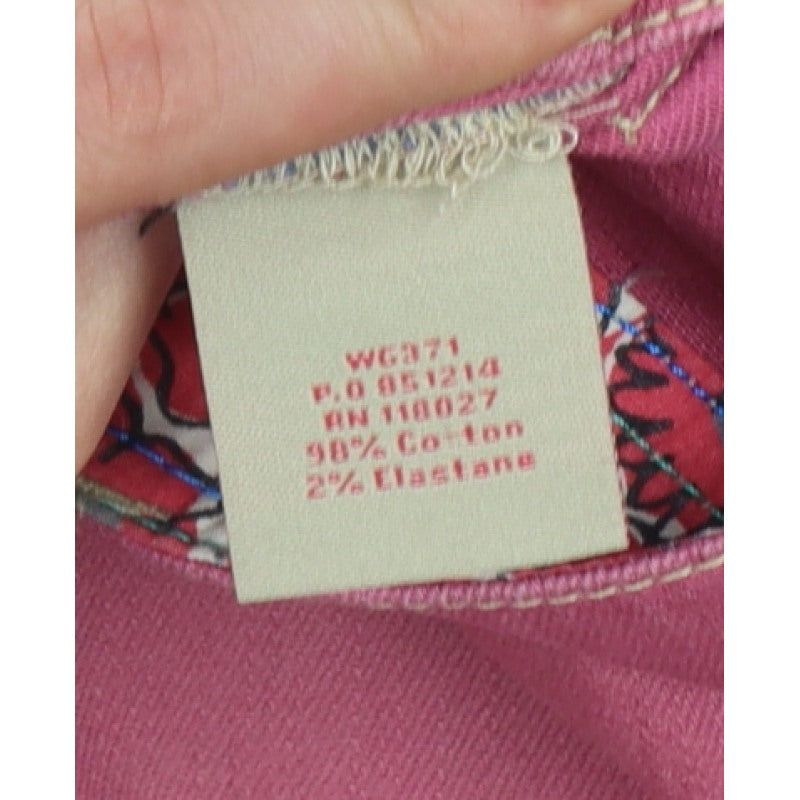 Boden Women’s Pink UK 6 Cotton Denim Pencil Knee Length Skirt