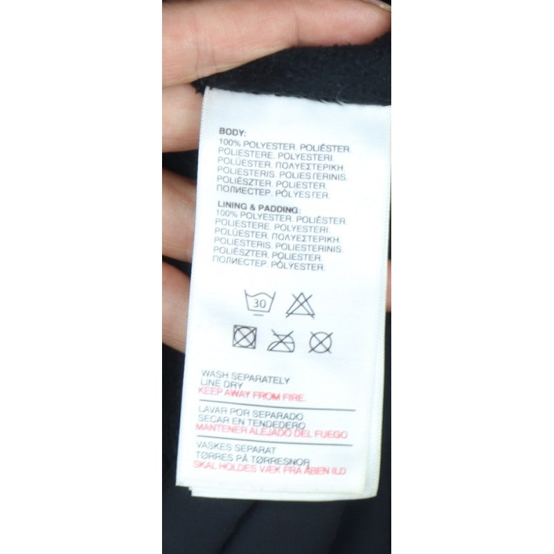 Mengo Teens Black XS Padded Puffer Waistcoat Full Zip
