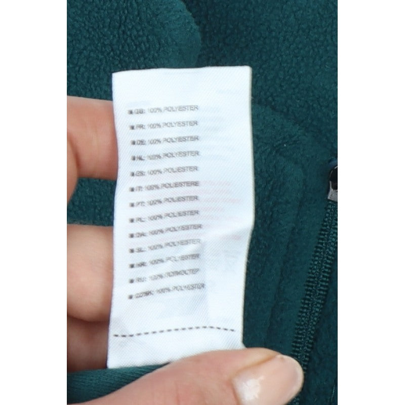 Trespass Mens Green L 1/4 Zip Fleece Sweatshirt