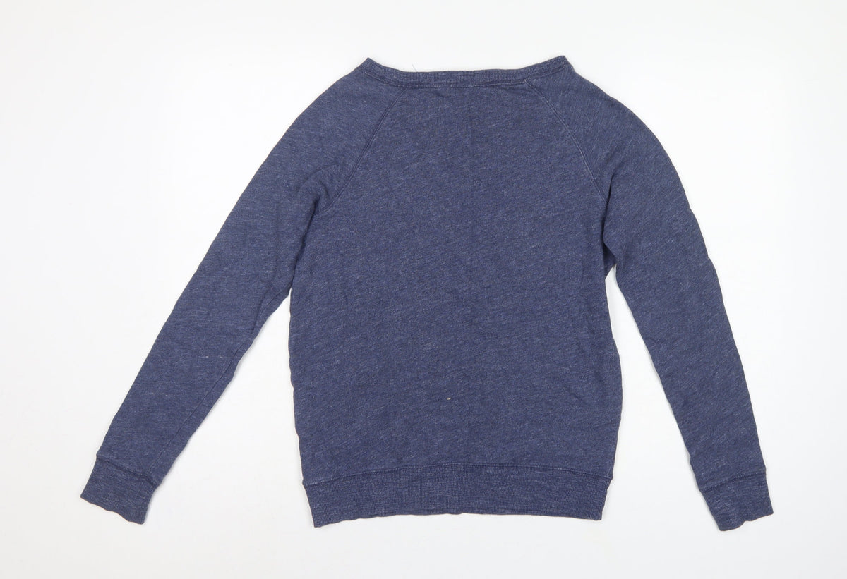 L.O.G.G. Women’s Blue XS Las Vegas Graphic Raglan Pullover Sweatshirt