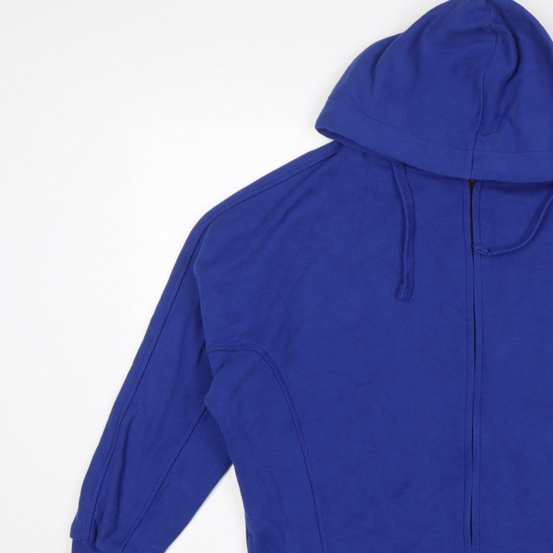 Next Women’s Blue UK 12 M Full Zip Hooded Sweatshirt