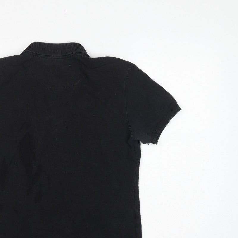 Additional view of Lyle & Scott Men’s Black M Short Sleeve Logo Pique Polo Shirt