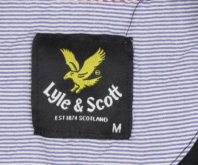 Additional view of Lyle & Scott Men’s Black M Short Sleeve Logo Pique Polo Shirt