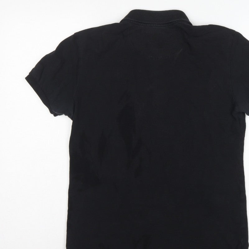 Additional view of Lyle & Scott Men’s Black M Short Sleeve Logo Pique Polo Shirt