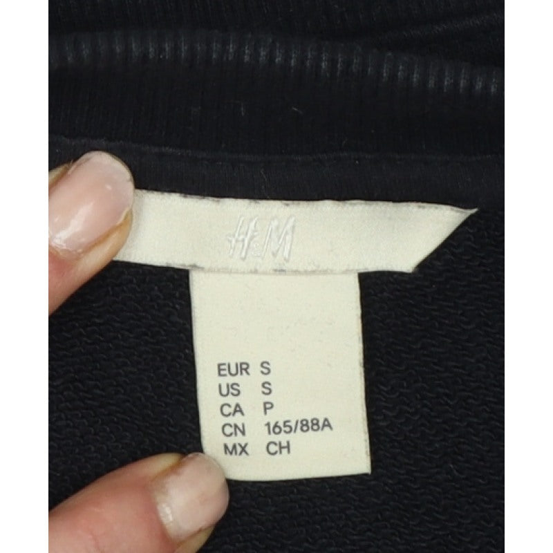 H&M Women’s Black S Fringe Pullover Sweatshirt Crew Neck