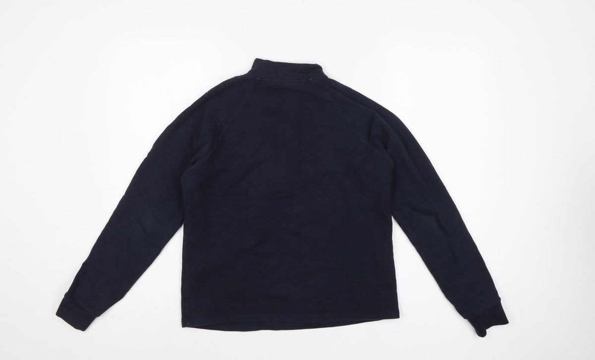 Baukjen Women’s Navy Blue UK 8 Henley Button Sweatshirt