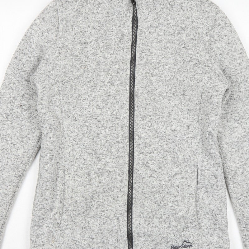Peter Storm Women’s Grey Size 12 Fleece Lined Full Zip Jacket