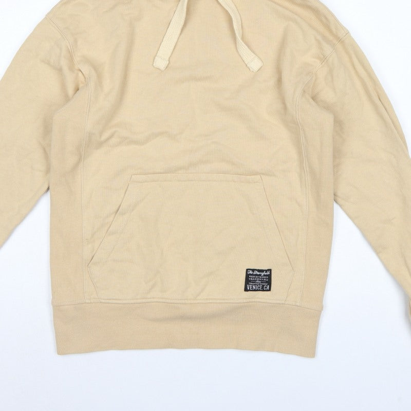 Additional view of The Stronghold Men’s Beige XS Pullover Hoodie Venice CA Logo