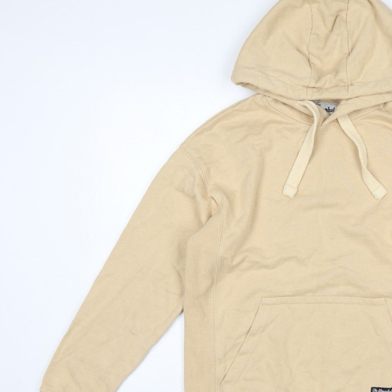 Additional view of The Stronghold Men’s Beige XS Pullover Hoodie Venice CA Logo