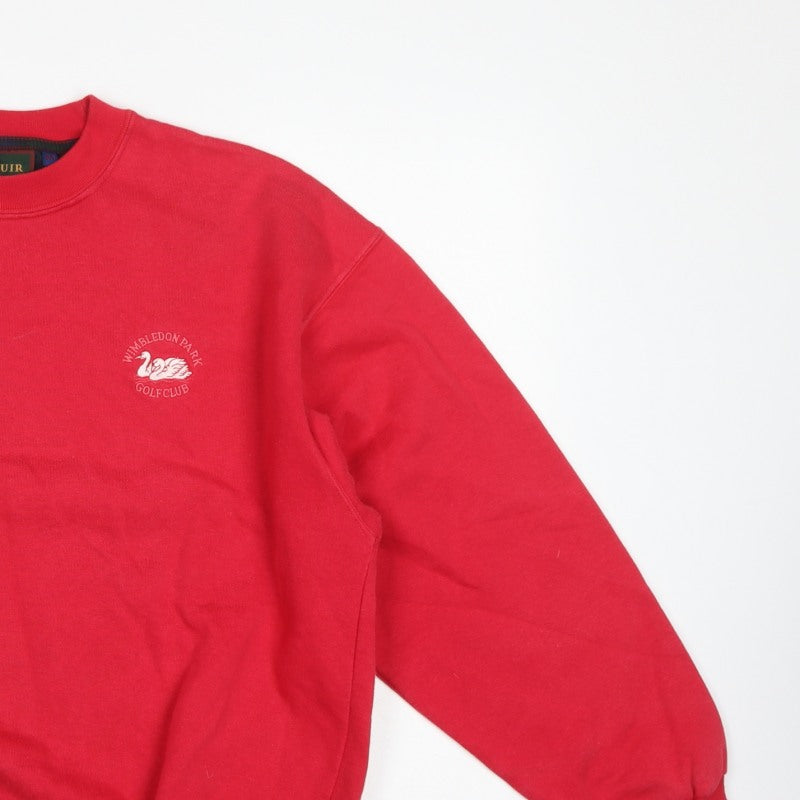 Glenmuir Men's Red M Pullover Sweatshirt Wimbledon Park Golf Club