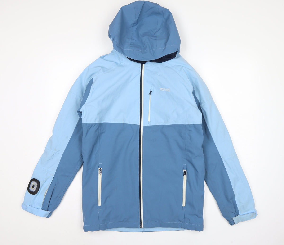 Regatta Boys Blue 15-16 Years Ski Jacket Hooded Padded Colourblock