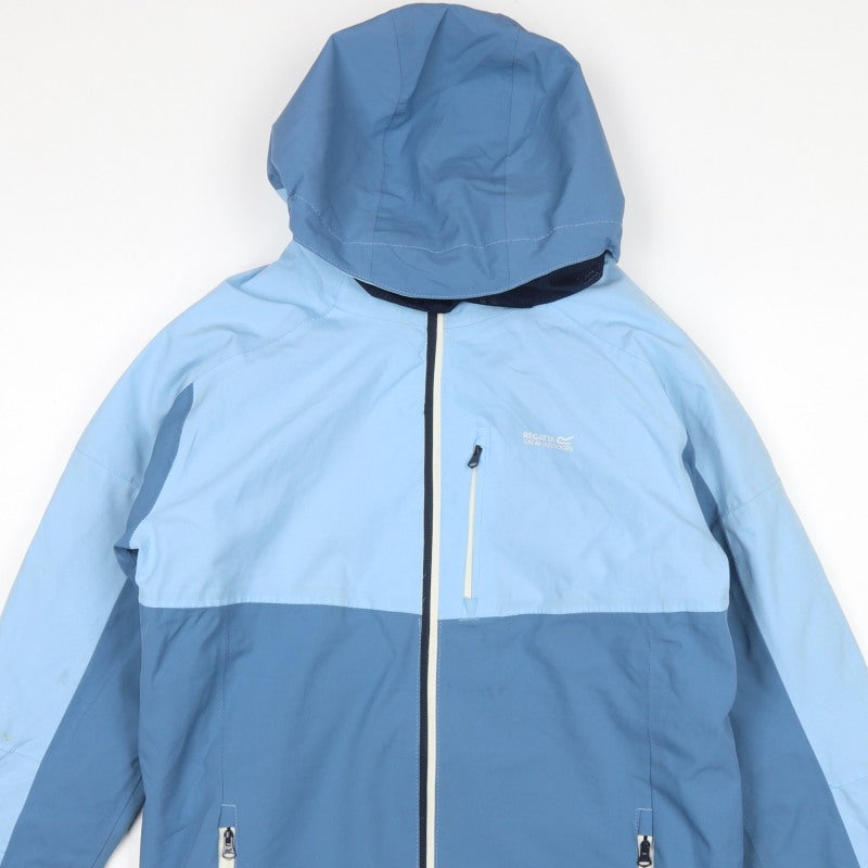 Regatta Boys Blue 15-16 Years Ski Jacket Hooded Padded Colourblock