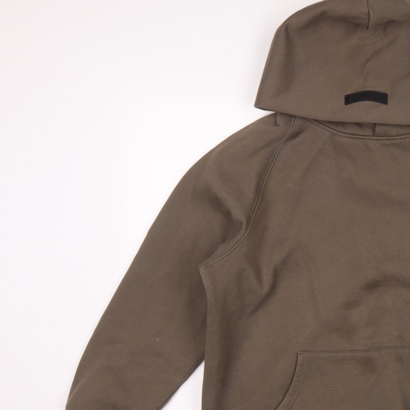 Essentials Fear of God Men’s Brown M Oversized Logo Pullover Hoodie