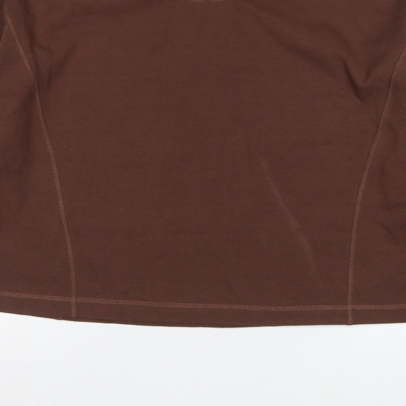 Superdry Women’s Brown M/L Code Sportswear Crew Neck Sweatshirt
