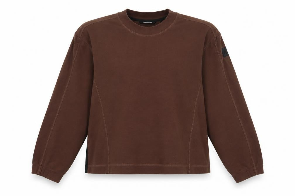 Superdry Women’s Brown M/L Code Sportswear Crew Neck Sweatshirt