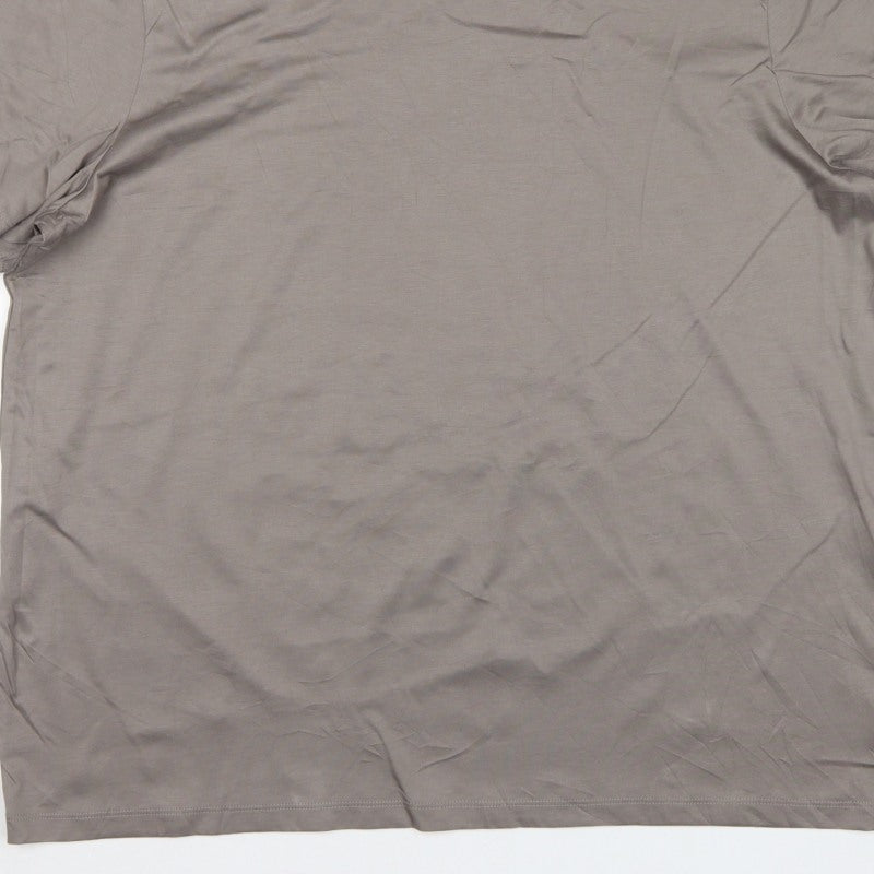 Autograph Men’s Grey Supima Cotton Crew Neck T-Shirt 2XL Regular