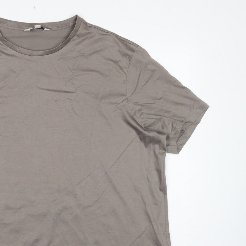 Autograph Men’s Grey Supima Cotton Crew Neck T-Shirt 2XL Regular