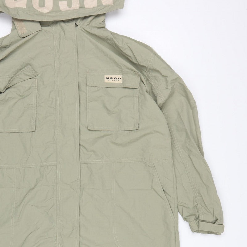 Missguided Women’s Green UK 16 Plus Long Hooded Parka Coat