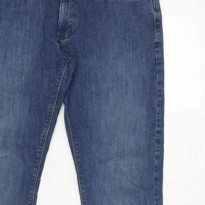 Additional view of M&S Men’s Blue 32W 29L Slim Fit Tapered 5-Pocket Jeans