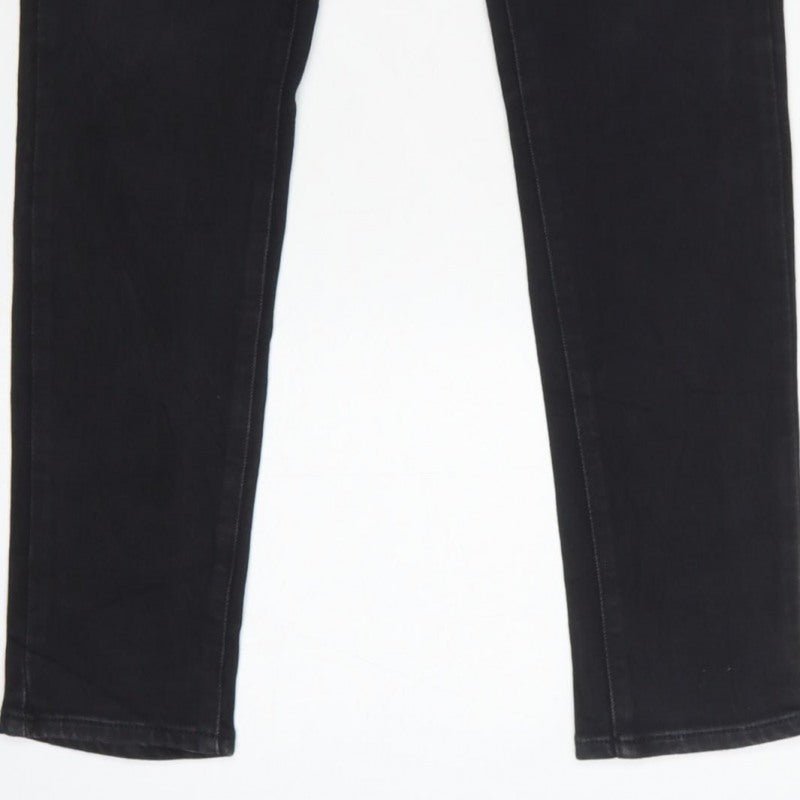 Levi's Women Black 27 711 Skinny Mid Rise Stretch Jeans