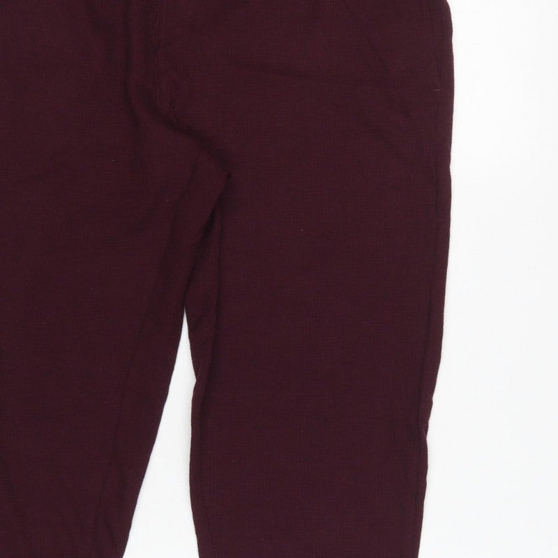M&S Men’s Purple L Loungewear Jogger Lounge Pants Drawstring