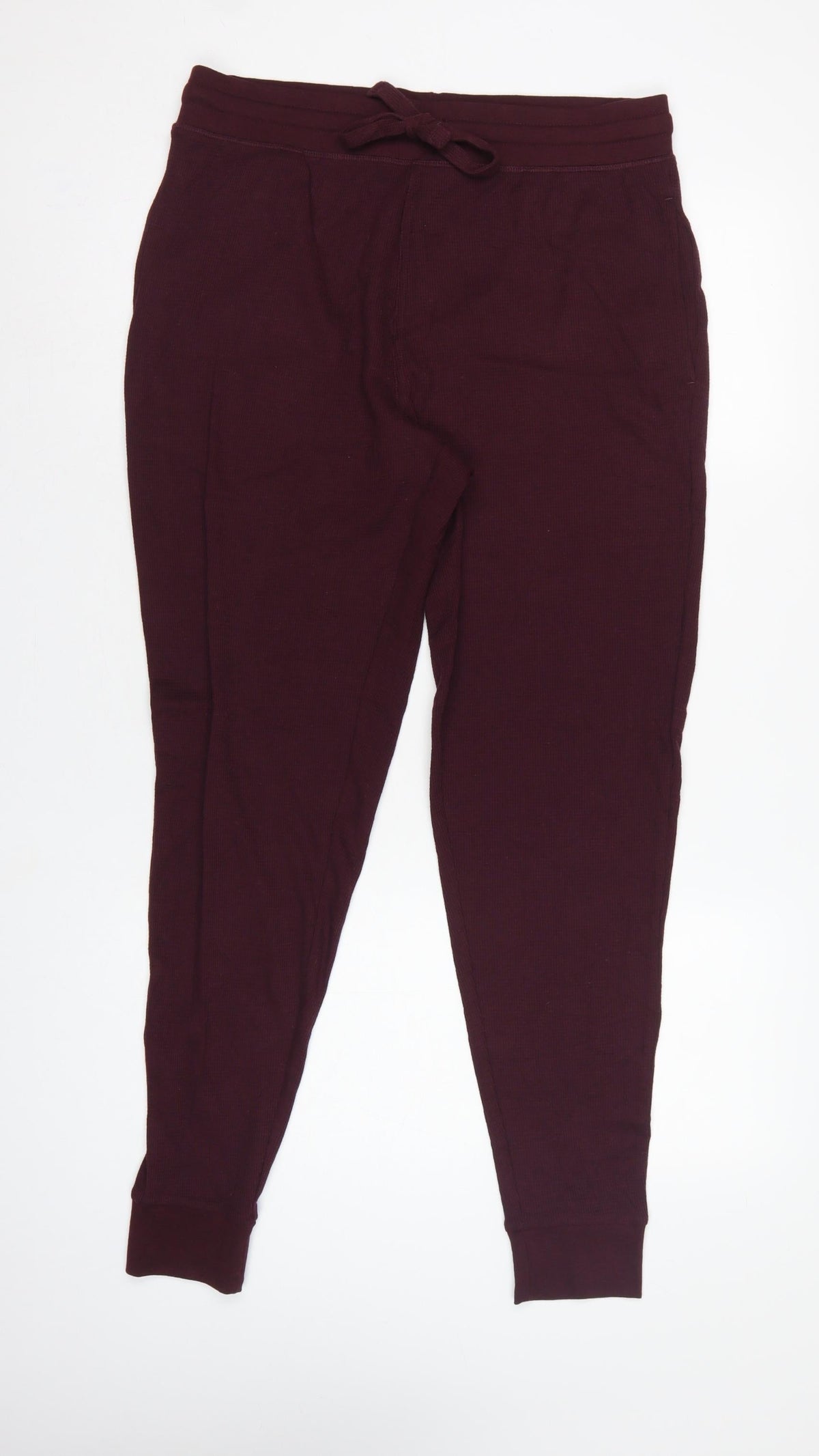 M&S Men’s Purple L Loungewear Jogger Lounge Pants Drawstring