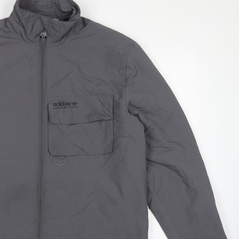 Adidas Men’s Grey XL Adventure Insulated Full Zip Outdoor Jacket