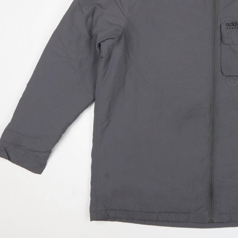 Adidas Men’s Grey XL Adventure Insulated Full Zip Outdoor Jacket