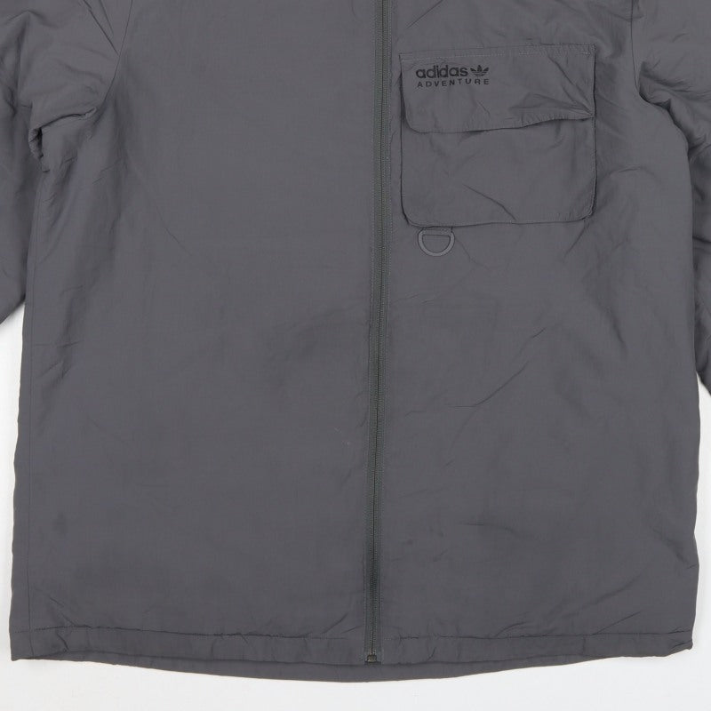 Adidas Men’s Grey XL Adventure Insulated Full Zip Outdoor Jacket