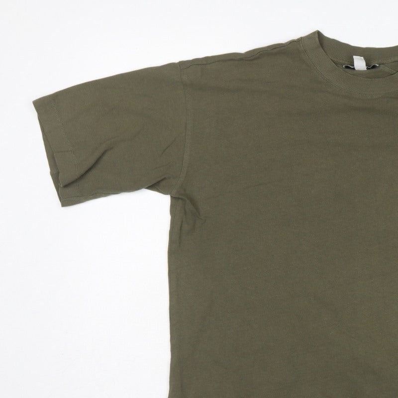 Topshop Women Green XS Basic Cotton Raglan Short Sleeve T-Shirt
