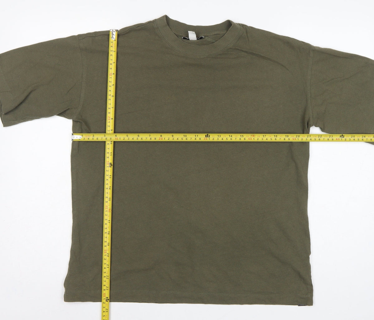 Topshop Women Green XS Basic Cotton Raglan Short Sleeve T-Shirt