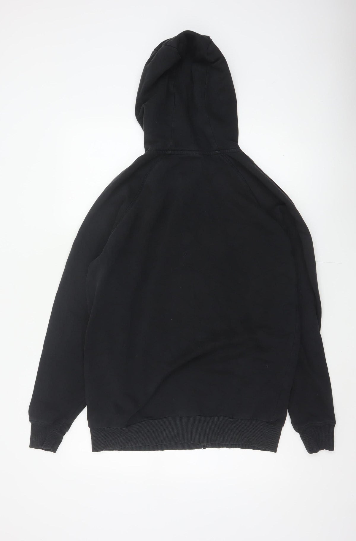 Gymshark Men's Black L Full Zip Hooded Fleece Logo Hoodie