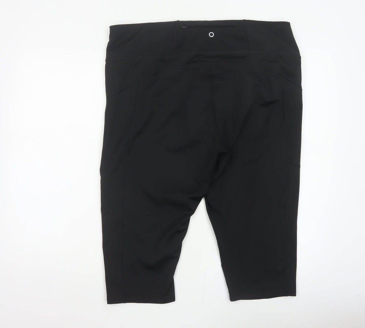 Goodmove Women’s Black Size 22 Compression Activewear Capri Shorts Pockets